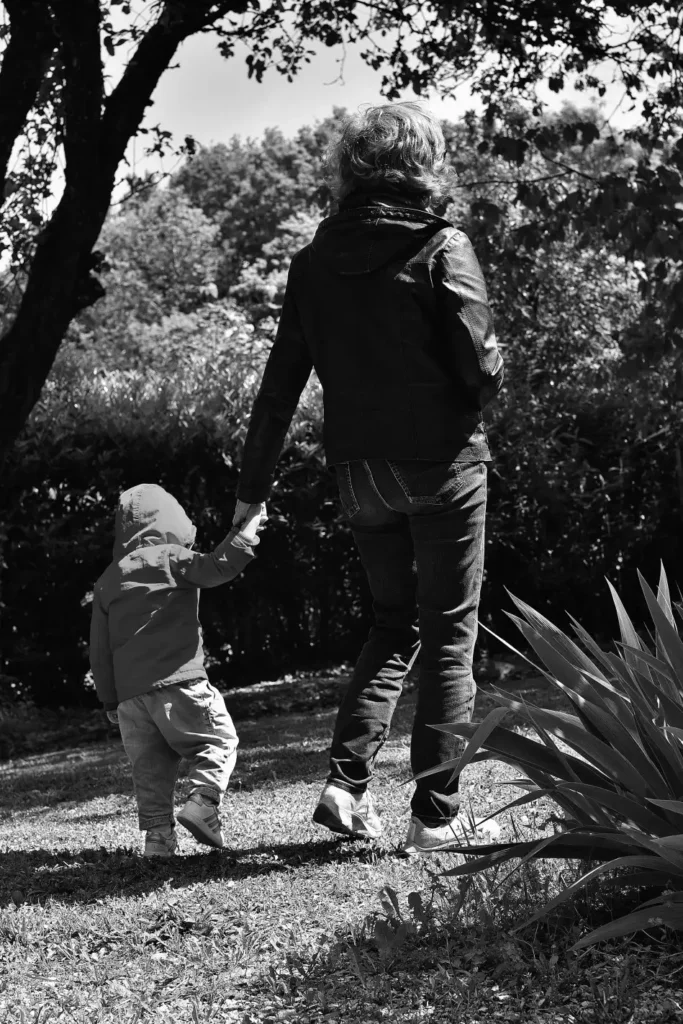 Caminando en el bosque